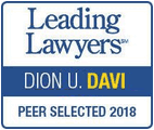 Dion Davi Leading Lawyers Peer Selected 2018