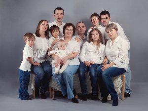 large family enduring marriage